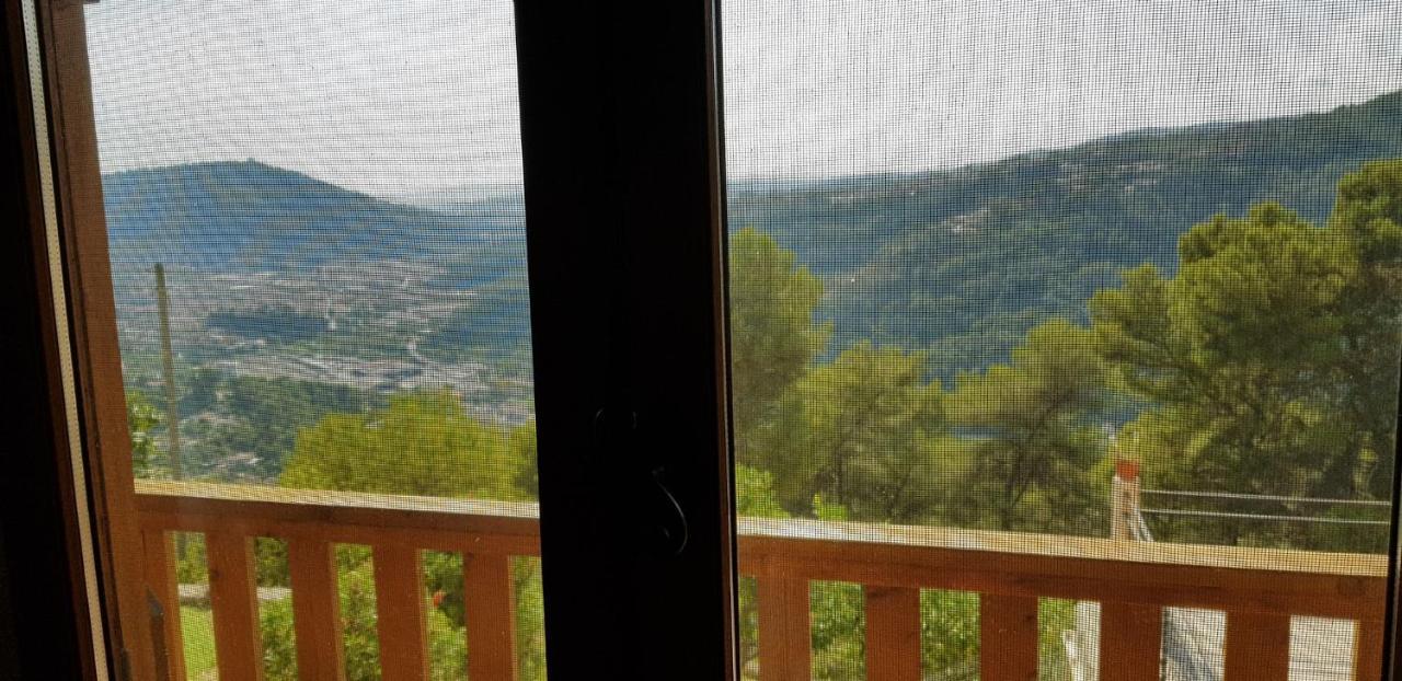 Le Chalet De La Pierreraie Cote D'Azur Piscine Terrasse Et Vue Mer Drap Zewnętrze zdjęcie