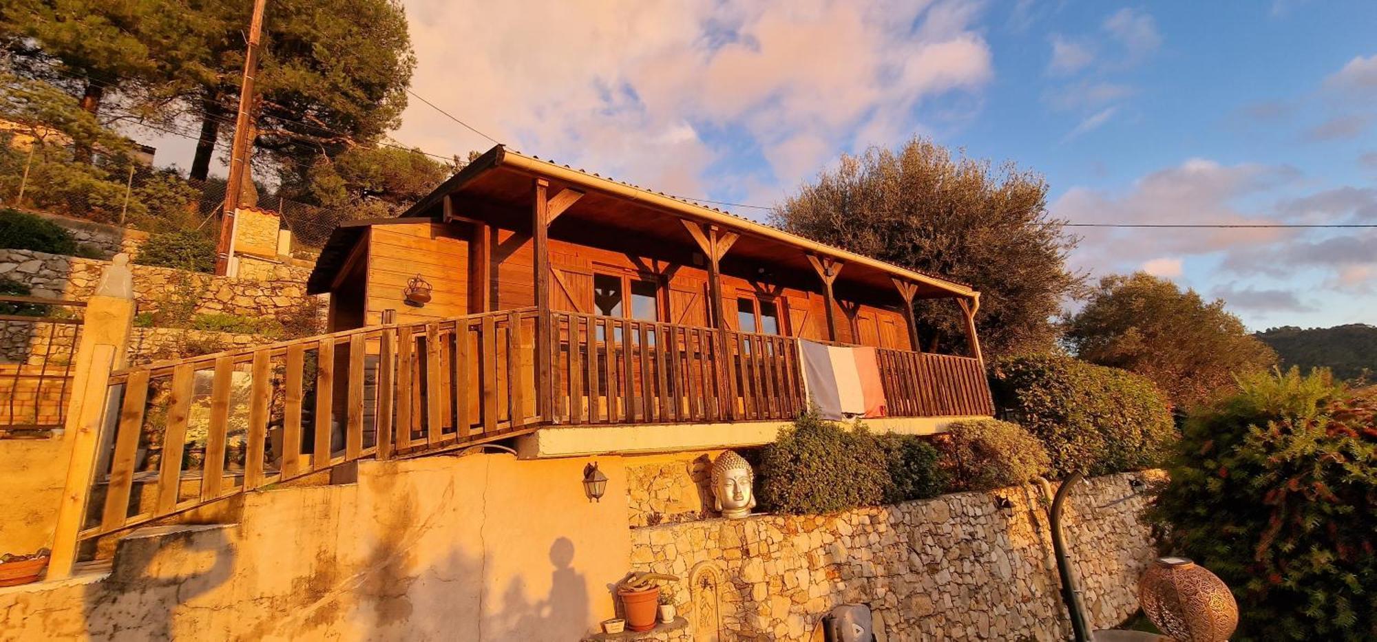 Le Chalet De La Pierreraie Cote D'Azur Piscine Terrasse Et Vue Mer Drap Zewnętrze zdjęcie